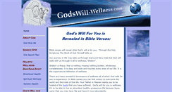 Desktop Screenshot of godswill-wellness.com